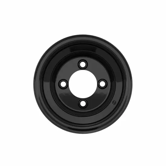 GTW Gloss Black Steel Golf Cart Wheel | 8x7 | Centered | 4x101.6mm Bolt Pattern