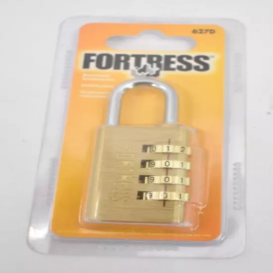 Fortress Resettable Combination 4 Dial Luggage Lock 7.2" H x 1-3/16" W Security