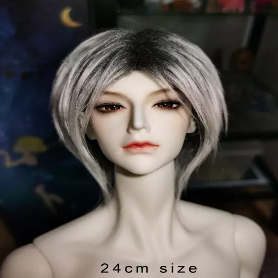 Handmade Toy 1/12 1/8 1/6 1/3 1/4 Doll Wig BJD/SD Doll Props Short Hair 1 Pcs