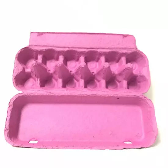 50 X Brand New Natural/Rustic 12 Slots Biodegradable Eco Color Egg Carton Tray