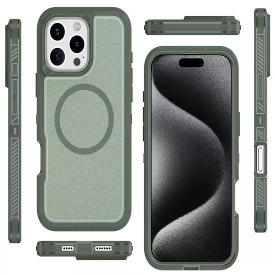 Tough Dual Layer Seam Case for iPhone 16 Pro Max - Compatible with MagSafe