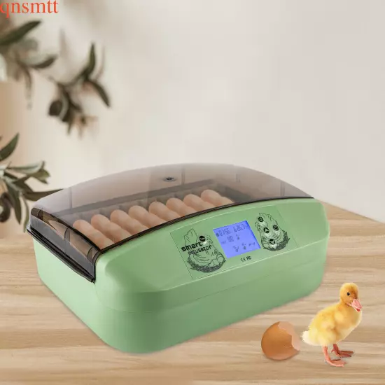 Incubator 32-Eggs Digital Automatic Turner Hatcher Chicken Egg Temp Control USA