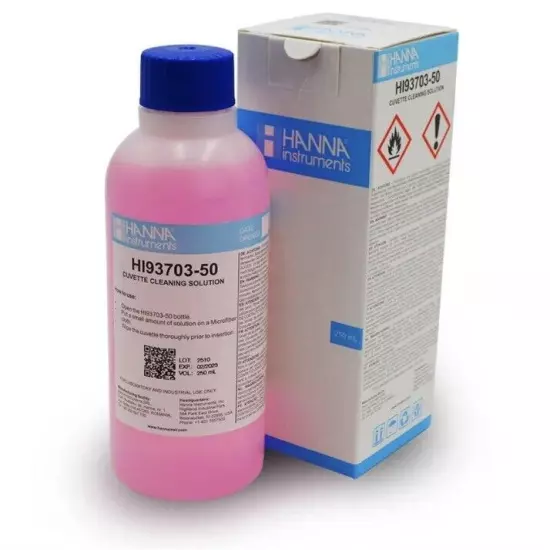 Glass Cuvette Cleaning Solution (230 ml) HI93703-50 - Hanna Instruments (J)