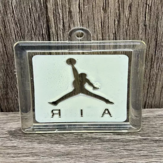 Nike Air Jordan 3 Retro Pure White 136064-111 Key Chain Hang Tag “Only”