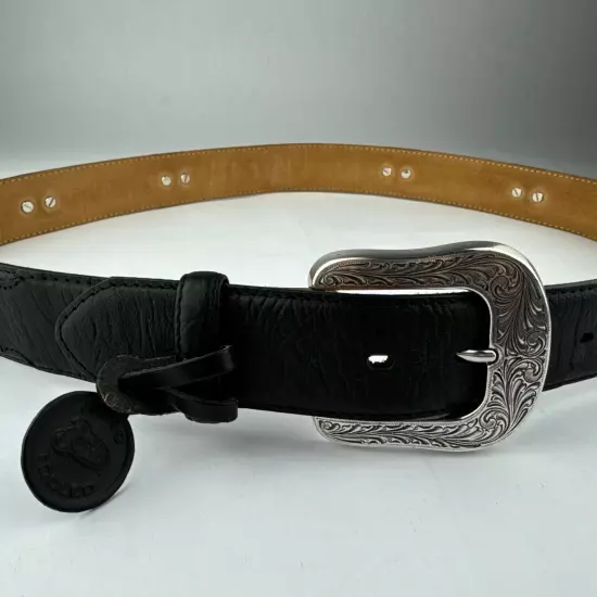 Justin Men's Leather Belt THE WESTERNER Size 40 EUC C11413