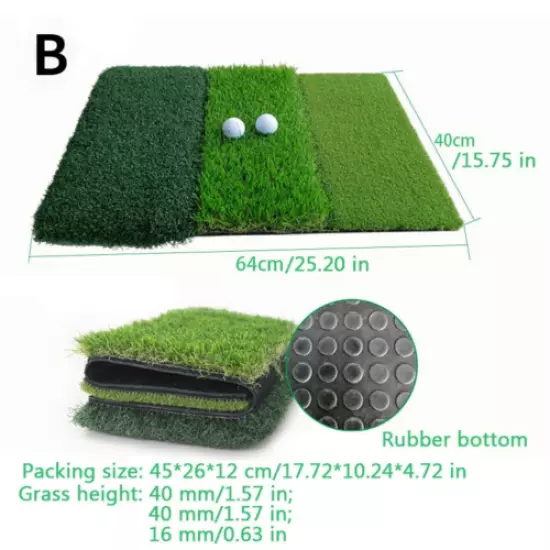 Practice Golf Foldable Mat Green Putting Indoor Training Multi-Purpose Pad Soft