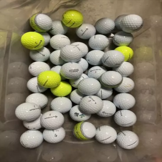 Lot Of 50 Mint TaylorMade Tour Response Golf Balls - 5A/4A - High Grade