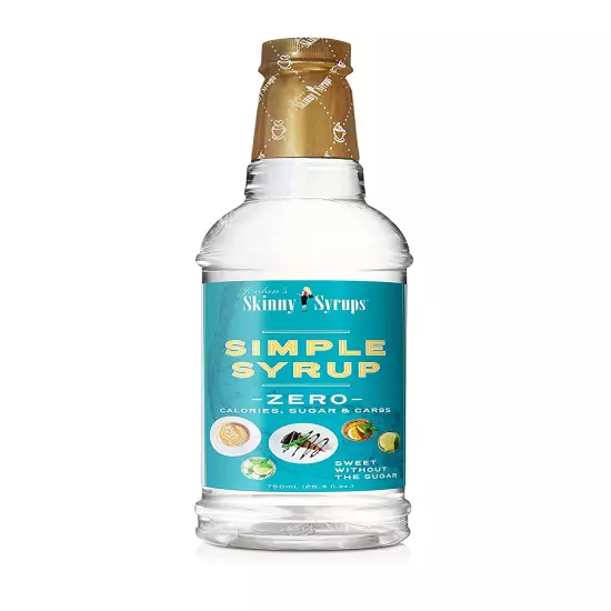 Jordan'S Skinny Syrups Sugar Free Simple Syrup - 0 Calories 0 Sugar 0 Carbs - Gl