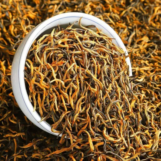 Special Grade Jin Jun Mei Wuyi Black Tea Authentic Honey Aroma Black Yellow Bud