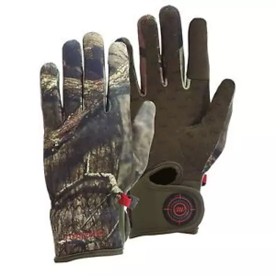 MANZELLA WOMEN'S H007W BOW RANGER FLEECE ARCHERY HUNTING GLOVE REAL TREE CAMO