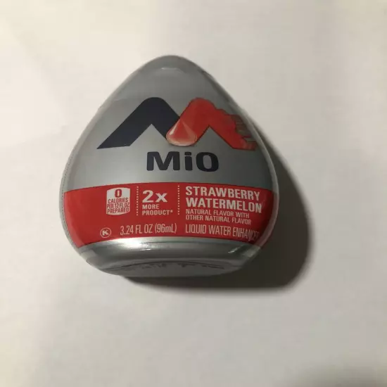 (8) Mio 2X strawberry watermelon liquid water enhancer