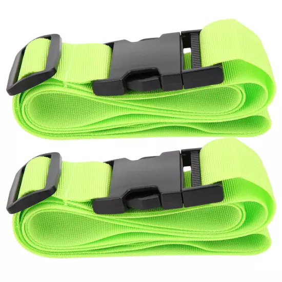 2pcs Adjustable Luggage Strap Multifunction Suitcase Buckle Strap Baggage Belts