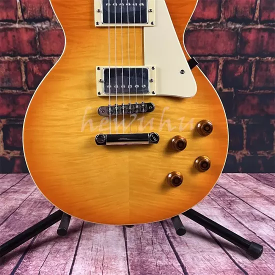 Custom Shop Honey burst Lemon Fade Electric Guitar ABR bridge shipping quickly