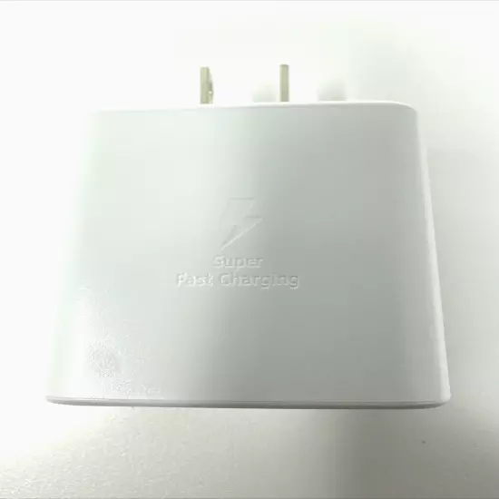 Samsung (USB-C) Super Fast Wall Charger Travel Adapter (EP-TA845) - White