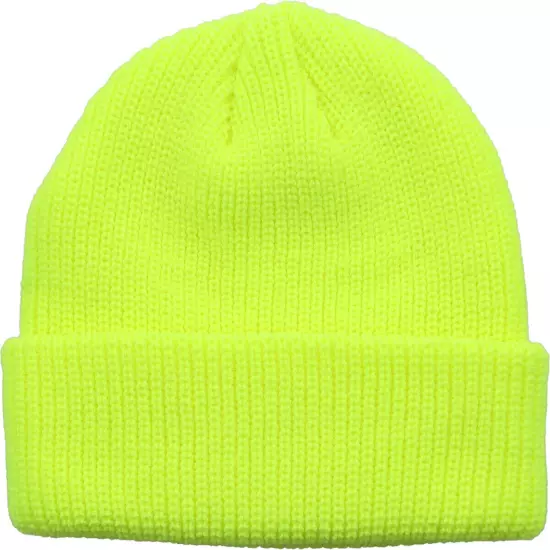 Warm Winter Knit Cuff Beanie Cap Fisherman Watch Cap Daily Ski Hat Skully