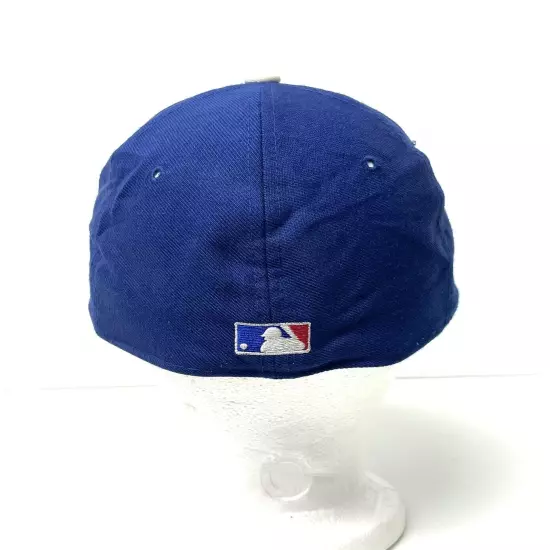 Vtg LA Dodgers New Era Pro Model Fitted Hat 6 7/8 Wool Diamond Collection USA