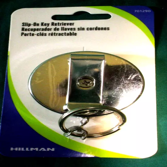 Hillman Slip-On Key Retriever with 24" Retractable Chain 701290 "New in Pkg"