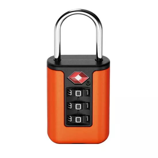 Padlock 3 Digit Combination Lock Luggage Password Lock TSA Customs Code Lock