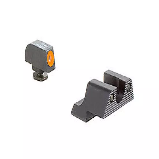 Trijicon HD Night Sight Set w/Front Outline/U Shaped Notch Orange GL113-C-600785