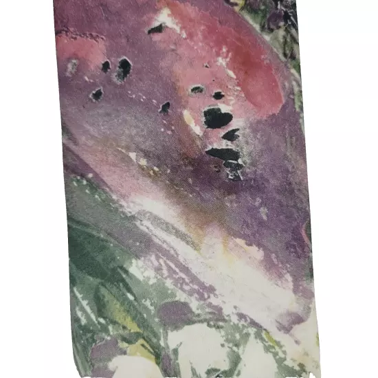 Italian Style Collage Brush Stroke Floral Splatter Professional Business Necktie