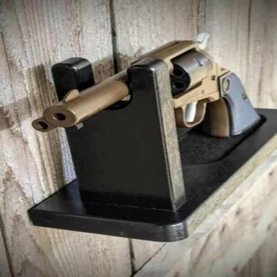 CLOSET GUN RACK TACTICAL PISTOL HOSTLER DISPLAY GUN SAFE SEMI AUTO REVOLVER