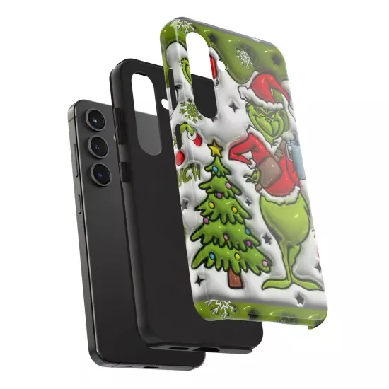 Grinch Tough Phone Cases Samsung S20 S21 S22 S23 Iphone 15 14 13 12 11