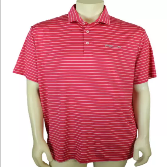 Polo Ralph Lauren RLX Golf Classic-Fit Tech Jersey Short-Sleeve , RED, S