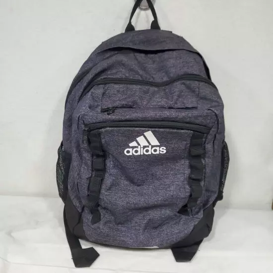 Adidas Load Spring Multi Pocket Backpack Laptop Pocket Adjuble Straps Gray Black