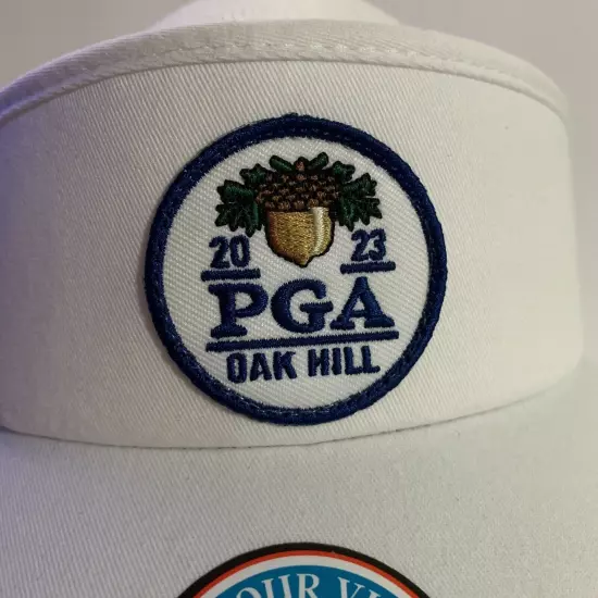 Imperial The Tour Visor 2023 PGA Oak Hill Championship Golf Adjustable White Hat