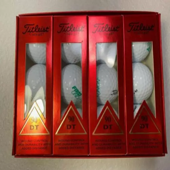 "First Union" NIB Titleist Professional 90 Golf Balls 2 Boxes/4 Sleeves/2 Dozen