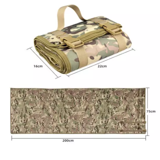 Roll Up Outdoor Tactical Shooting Mat Field Training Hunt Non-slip Camping Pad