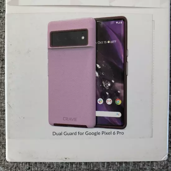 Crave Dual Guard Case for Google Pixel 6 Pro Lilac Purple - Open Box