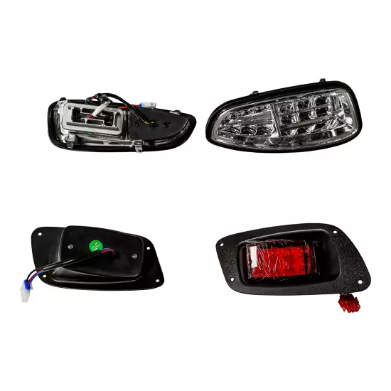 EZ-GO RXV 2016+ GOLF CART LED High / Low Beam LIGHT KIT Headlights Taillights