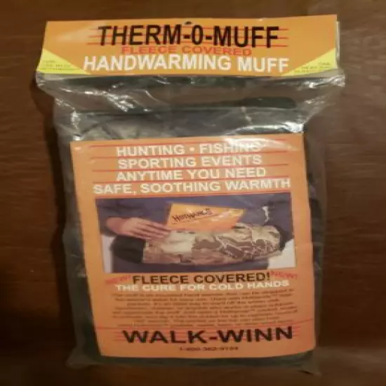 Vintage Walk-Winn HotHands Therm-O-Muff Handwarmer 3-N-1 Muff Warmer New