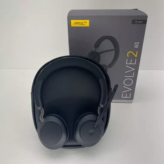 Jabra Evolve2 65 Computer Headset Black HSC11W