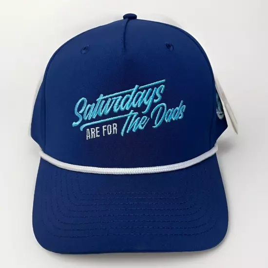 Barstool Sports Saturdays Are For The Dads Performance Golf Trucker Hat Cap Rope