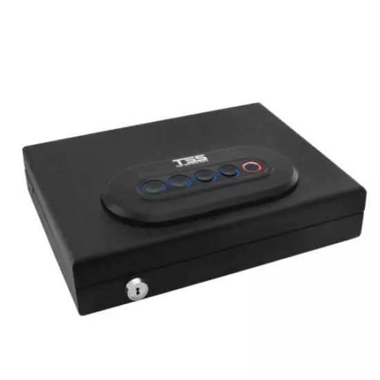 Gun Safe Box Lock Biometric Pistol Vault [California DOJ Certified]