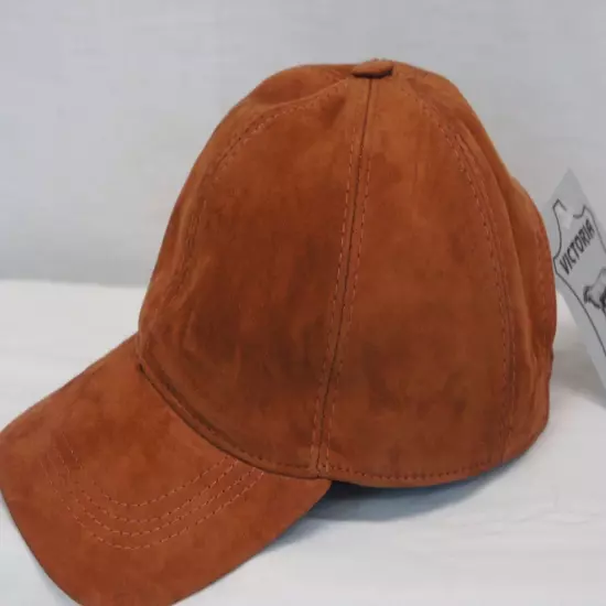 100% REAL GENUINE LAMBSKIN SUEDE LEATHER Baseball Cap Hat Sport Visor 36 COLORS