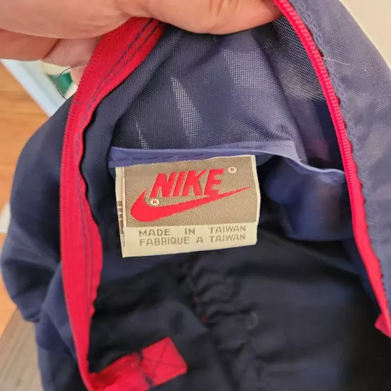 Nike Duffle Bag - Large - Red / Navy blue- Vintage 80s 90s