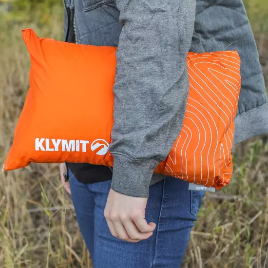 Klymit Drift Outdoor Camp Travel Pillow Large Orange