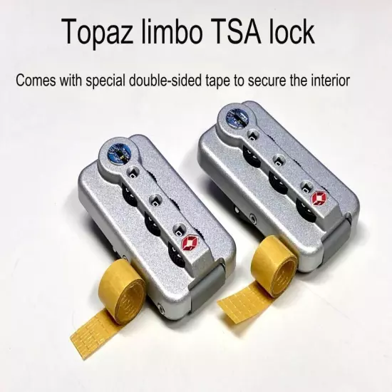 New Rimowa TSA006 [ silver ] Luggage Suitcase Dial Lock Set of 2 Genuine Parts