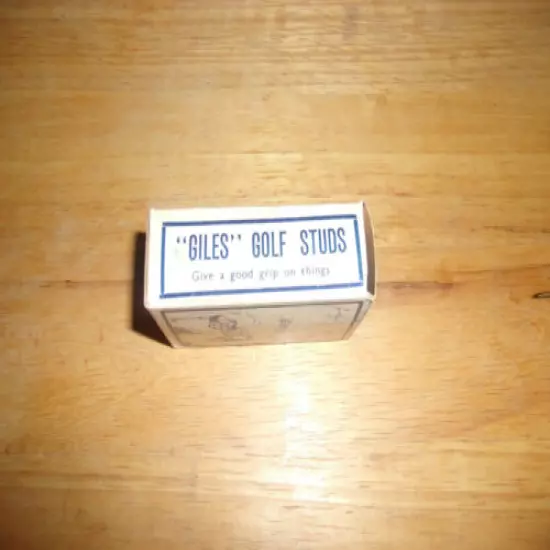 Giles Golf Studs Vintage 1930's Bobby Jones Free Shipping!