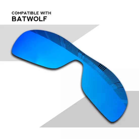 Wholesale POLARIZED Replacement Lenses for-Oakley Batwolf OO9101 Sunglasses