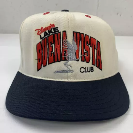 Vintage Disney Hat Lake Buena Vista Club Adjustable Strapback USA 90s Mickey