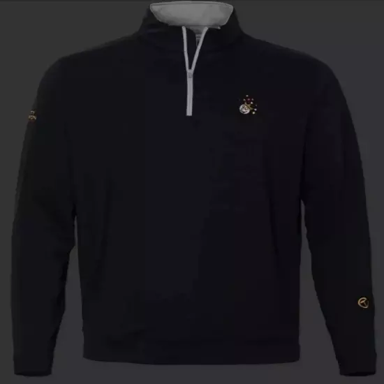 Scotty Cameron Peter Millar Jackpot Johnny Performance Quarter Zip - Black/Large