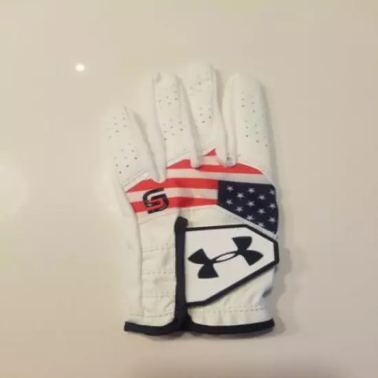 Under Armour Boys' CoolSwitch Golf Gloves - Spieth Jr. Edition White Small