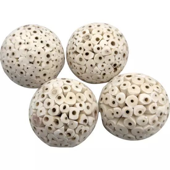 9001 Pk4 Large Sola Balls - Lightweight chewable bird foot toys, Breaks apart