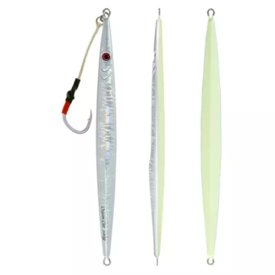 Saltwater Monster Metal Lead Vertical Jigs Speed Fall Jigging Lures Flat Baits 