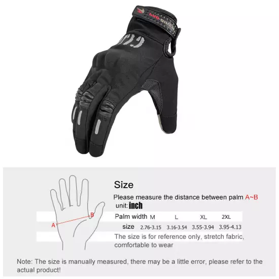 Tactical Touch Screen Gloves Bike Motorcycle Gloves Workout Full Finger Gloves