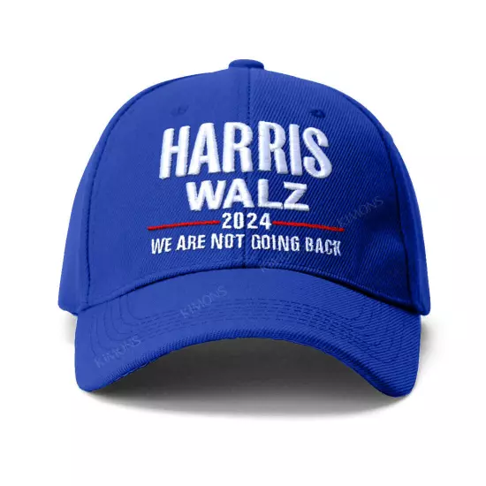 We are never going back Harris Walz 2024 Cap Baseball Hat Presidential Election